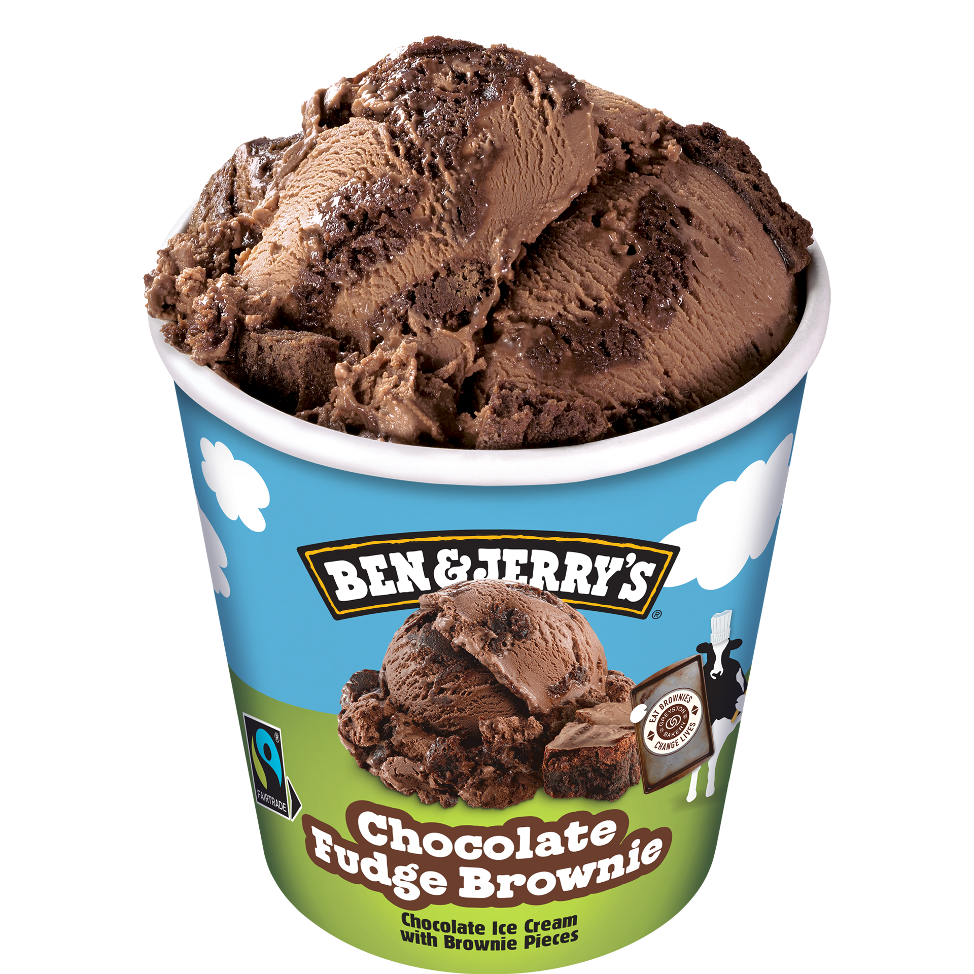 Chocolate Fudge Brownie Original Ice Cream Dessert Ice cream