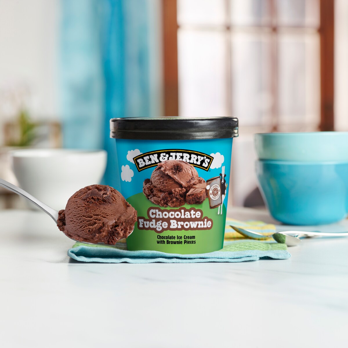 Chocolate Fudge Brownie Ice Cream - Tub 4 / 4