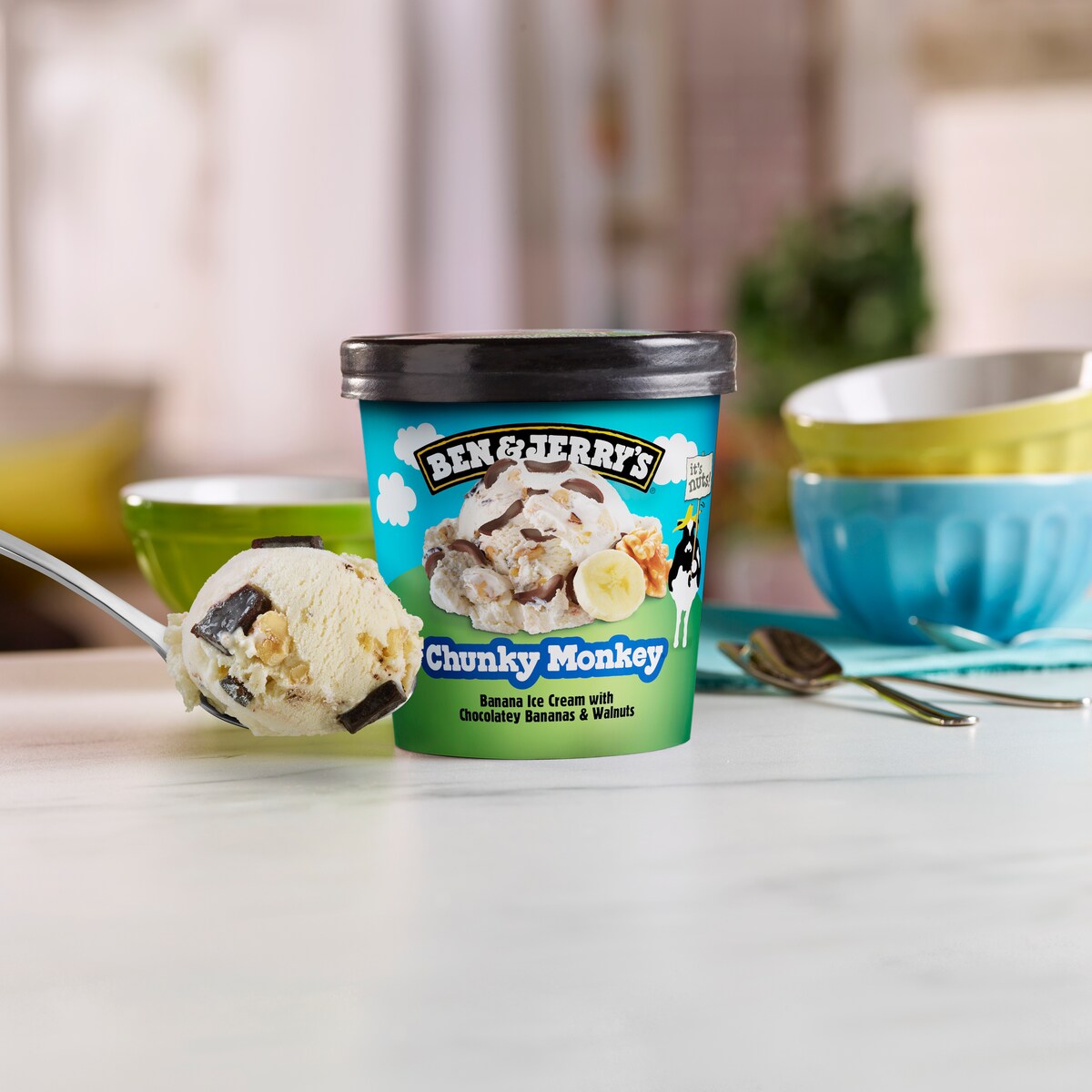 Chunky Monkey Ice Cream - Tub 3 / 4