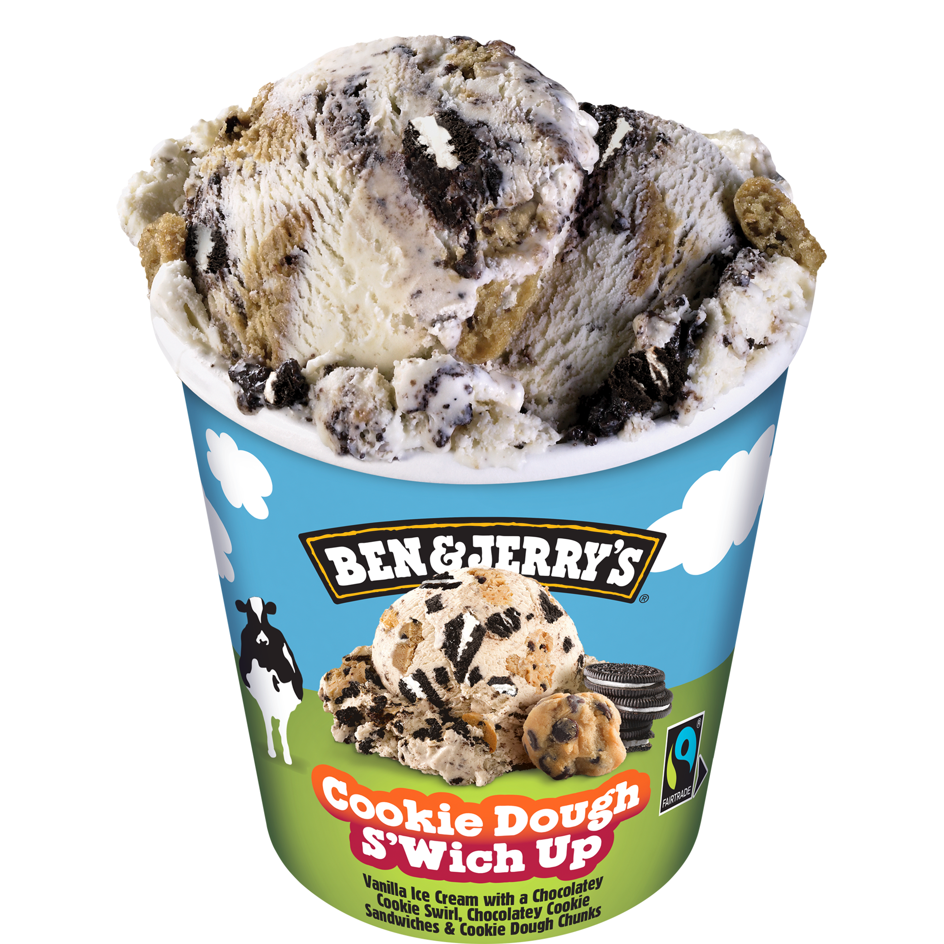 Cookie Dough S'wich Up Original Ice Cream Dessert Ice cream