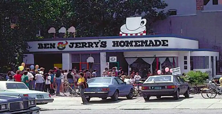 Ben and Jerry's tankstation